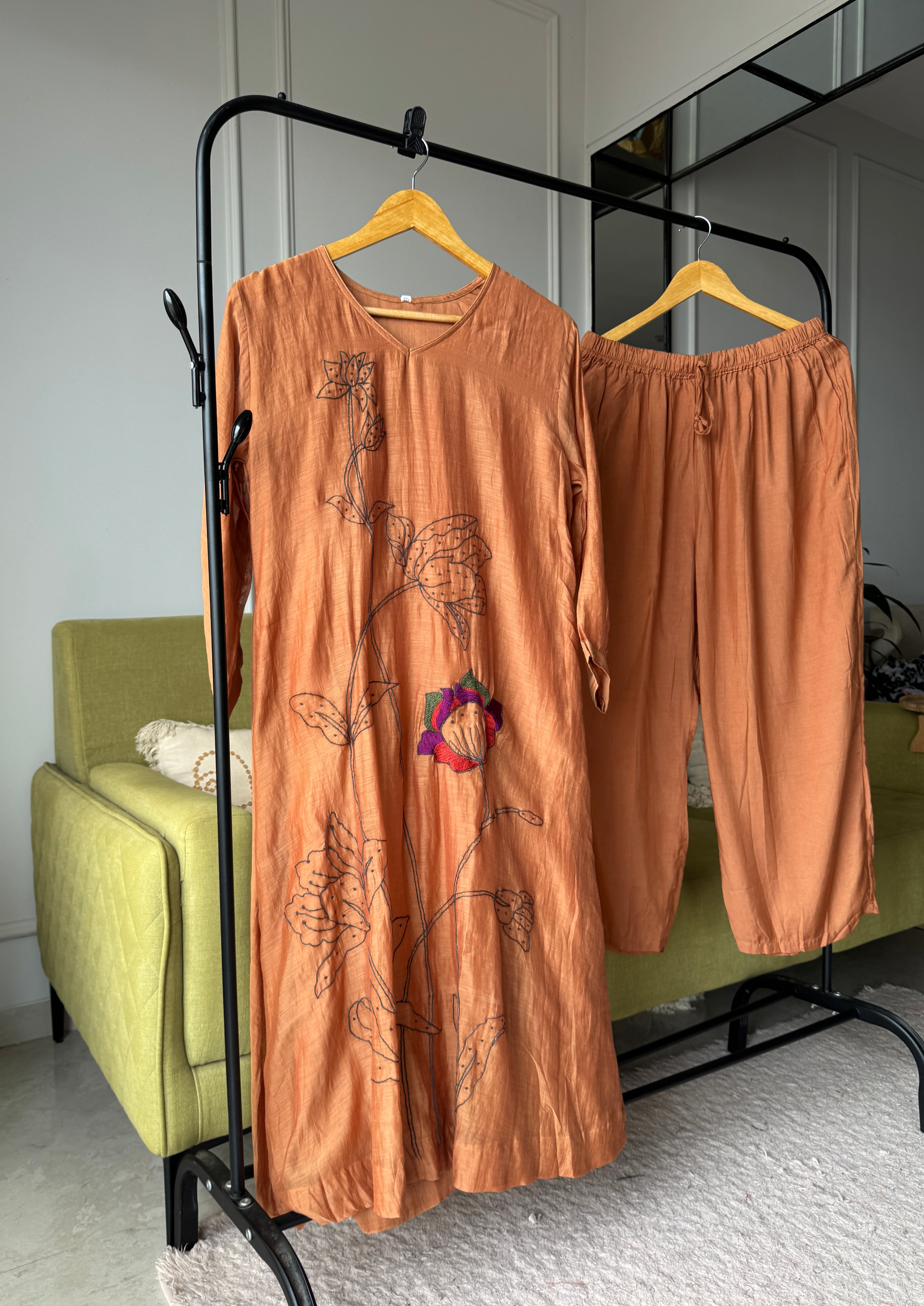 Tarini Mul Chanderi Aline Dress