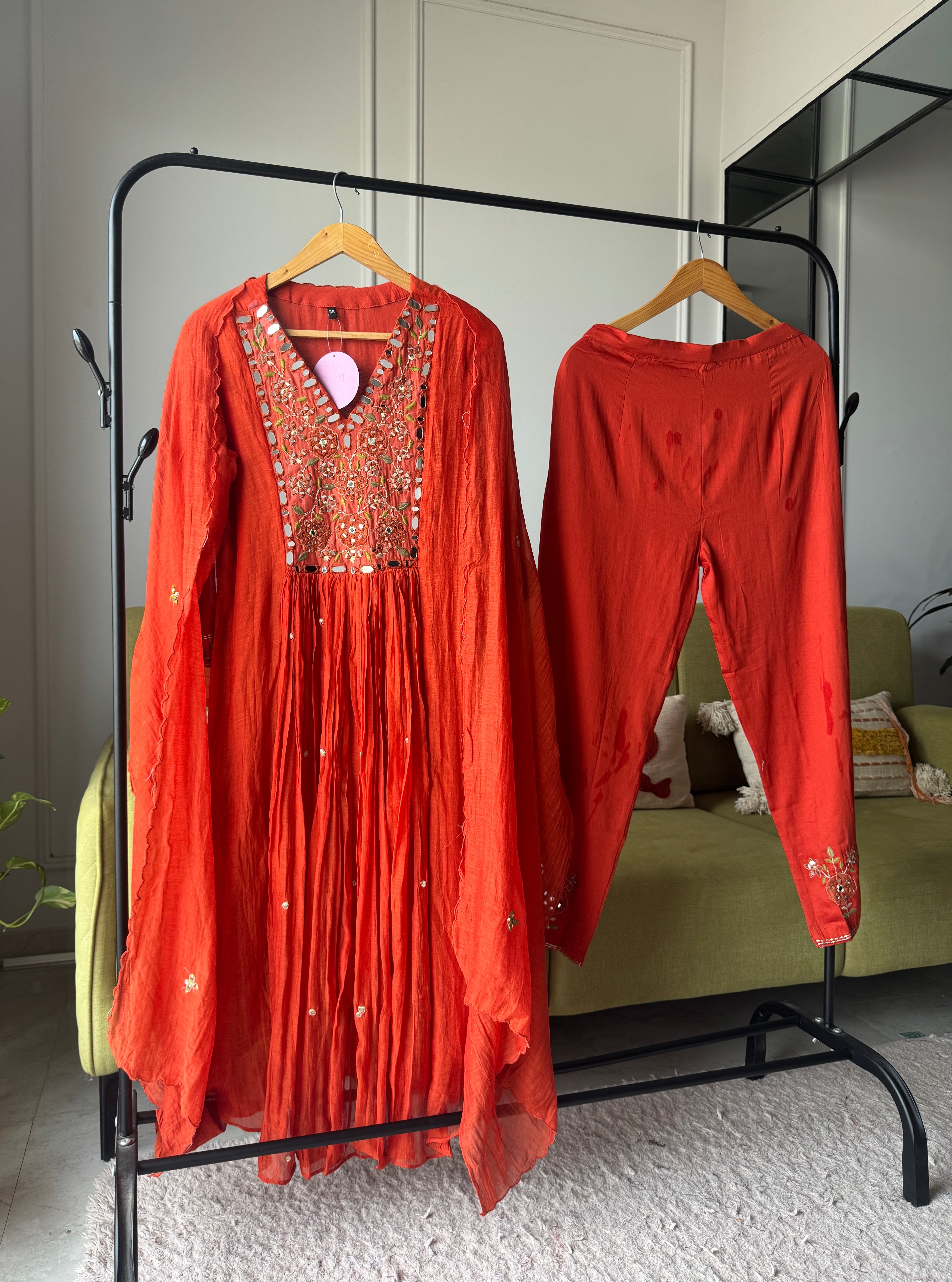 Yashoda Mirror Embroided Dress