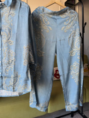 Manvi Handwork Muslin Coord Set