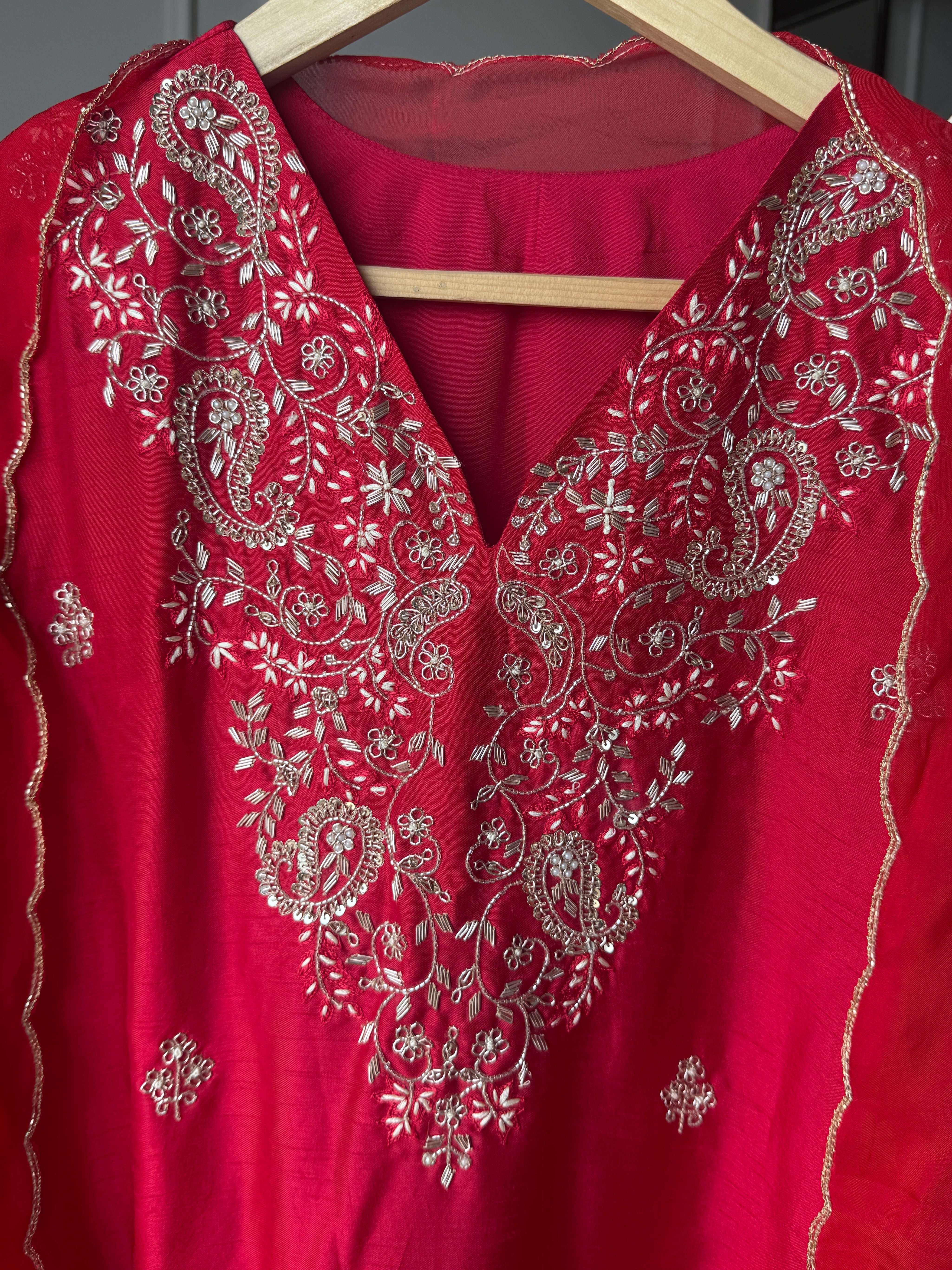 Ruhi Hand Work Sharara Dress(Make To Order)