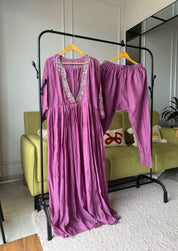 Pralambika Designer neck anarkali dress