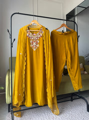 Veera glazed silk dress