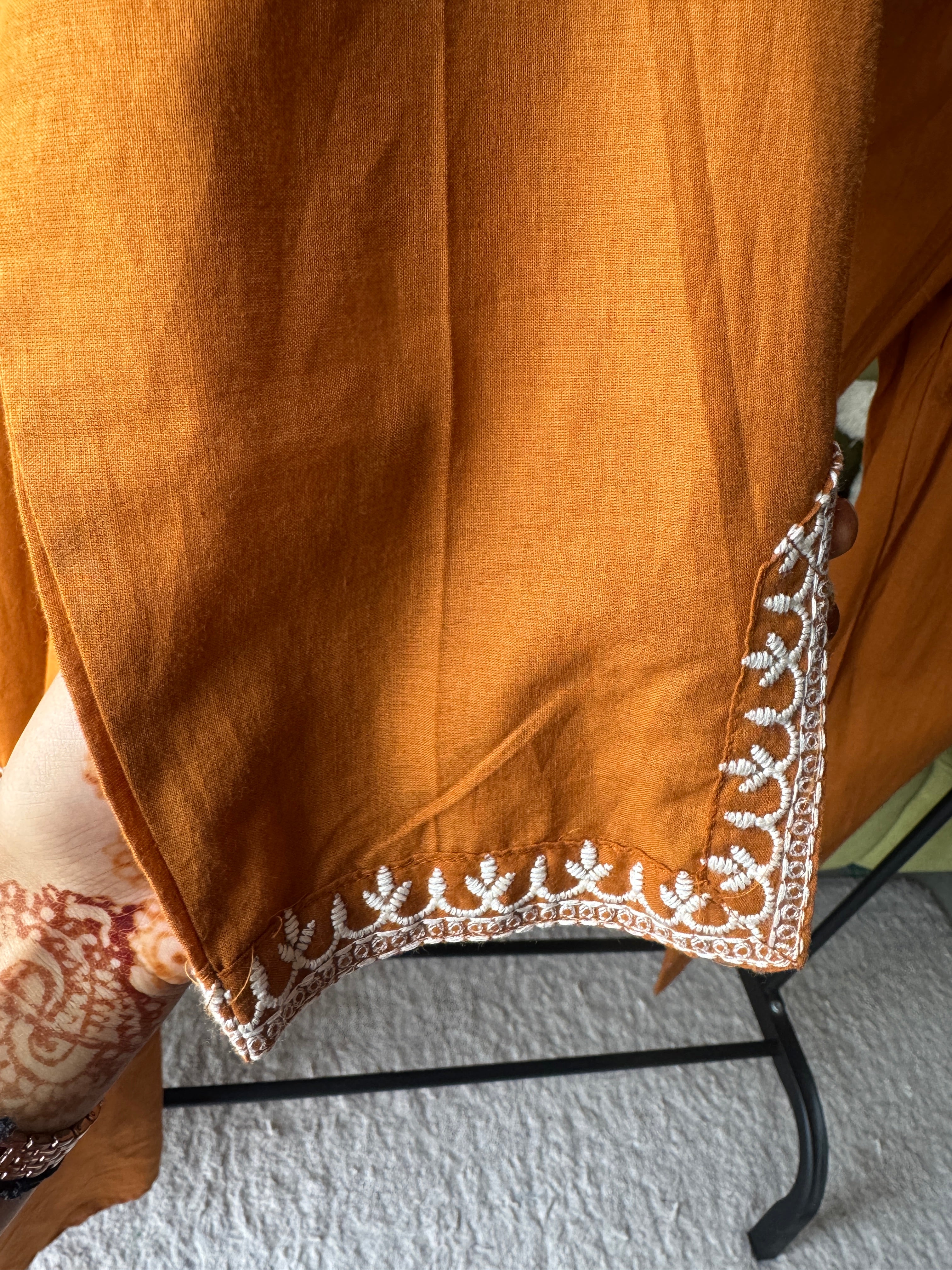 Kimaya Embroided Cotton Dress