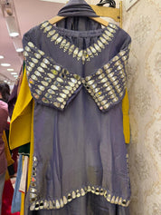 Disha Mirror Work Criss Cross Dress