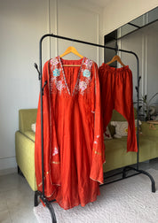 Dipali Mul Chanderi Embroided Dress