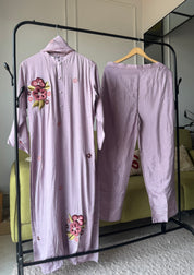 Lata Floral Embroided Set