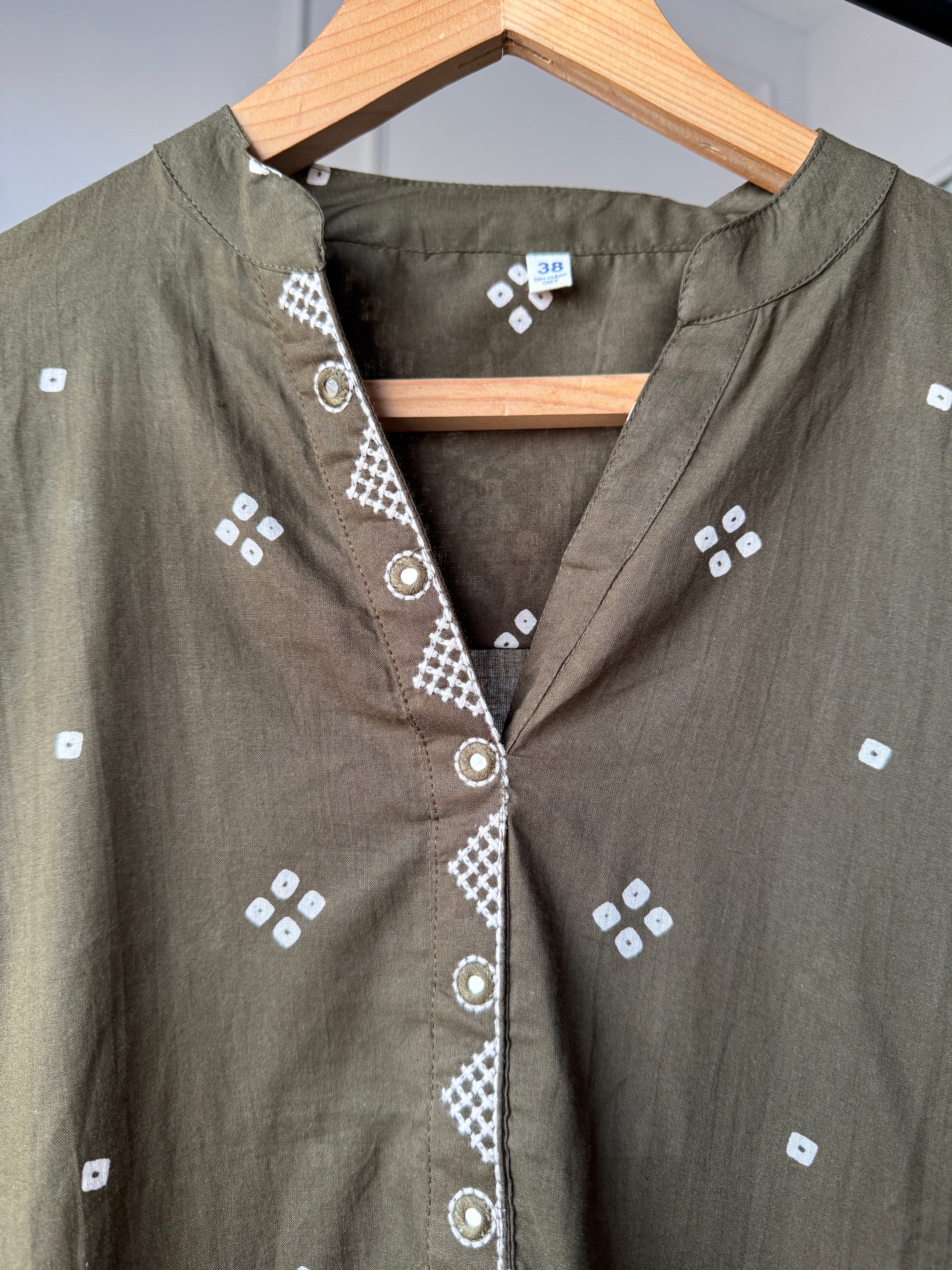 Geeta Farshi Pant Cotton Dress