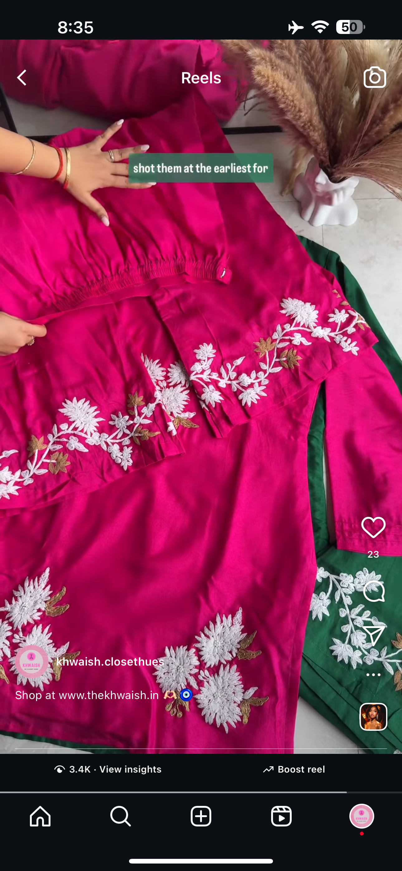 Aaina Short Kurti With Plazzo And Dupatta Dress