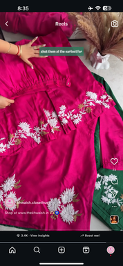 Aaina Short Kurti With Plazzo And Dupatta Dress