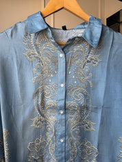 Manvi Handwork Muslin Coord Set