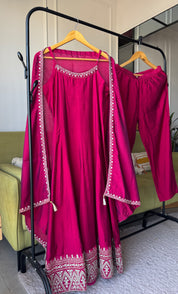 Tulsi Handwork Muslin Dress
