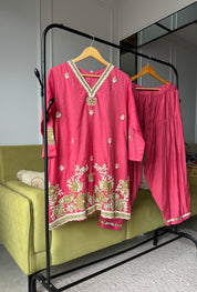 Swati Mul Chanderi Farshi Pants Dress