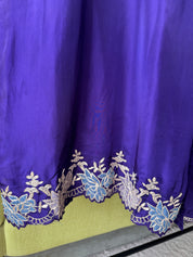 Apurva Silk Scalloped Leather Work Dress