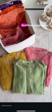 Siddhi Kard Dana Work Mul Chanderi Coord Set