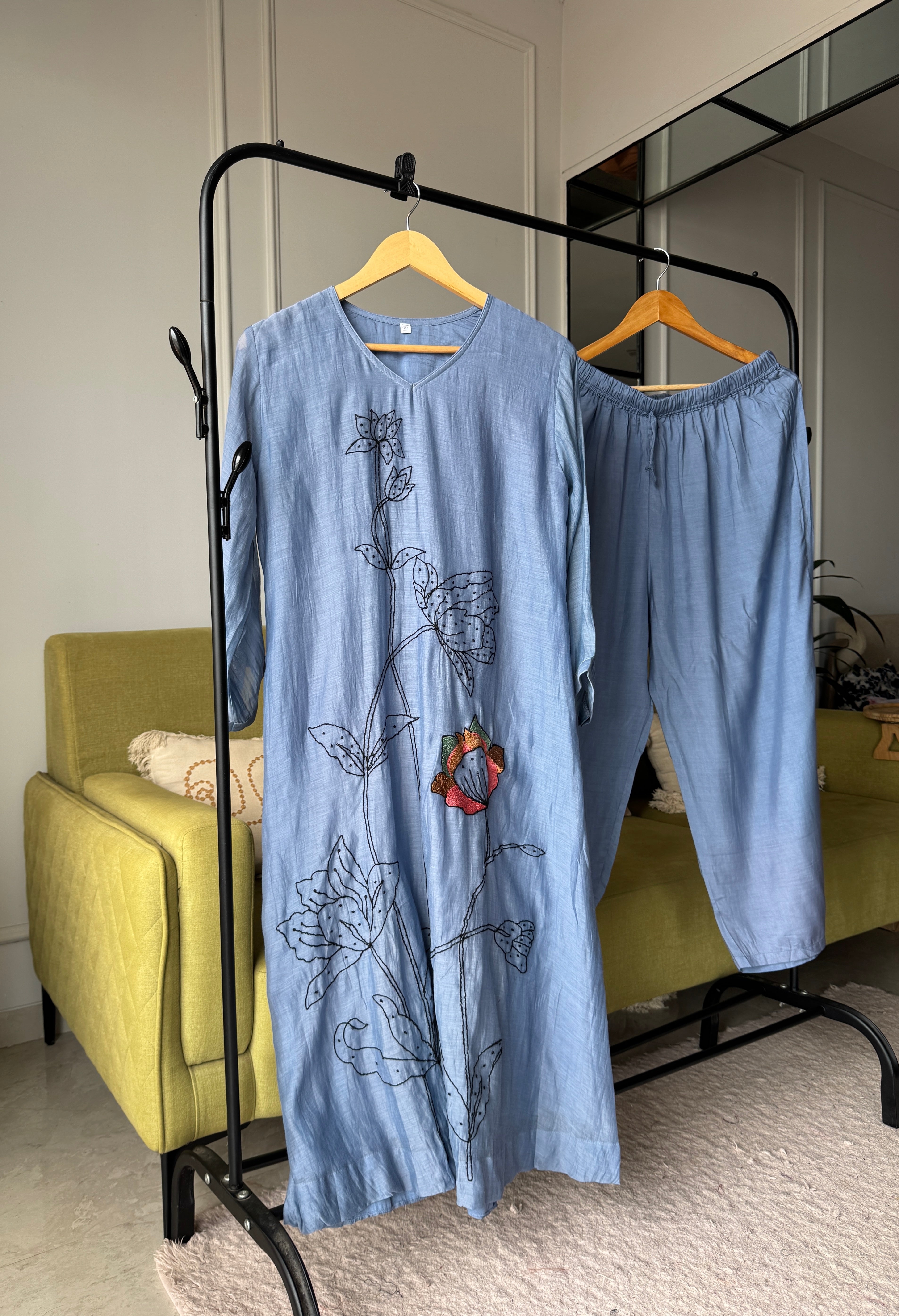 Tarini Mul Chanderi Aline Dress