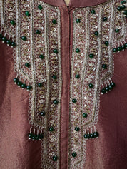 Sita Shimmer Tissue Handwork Dress