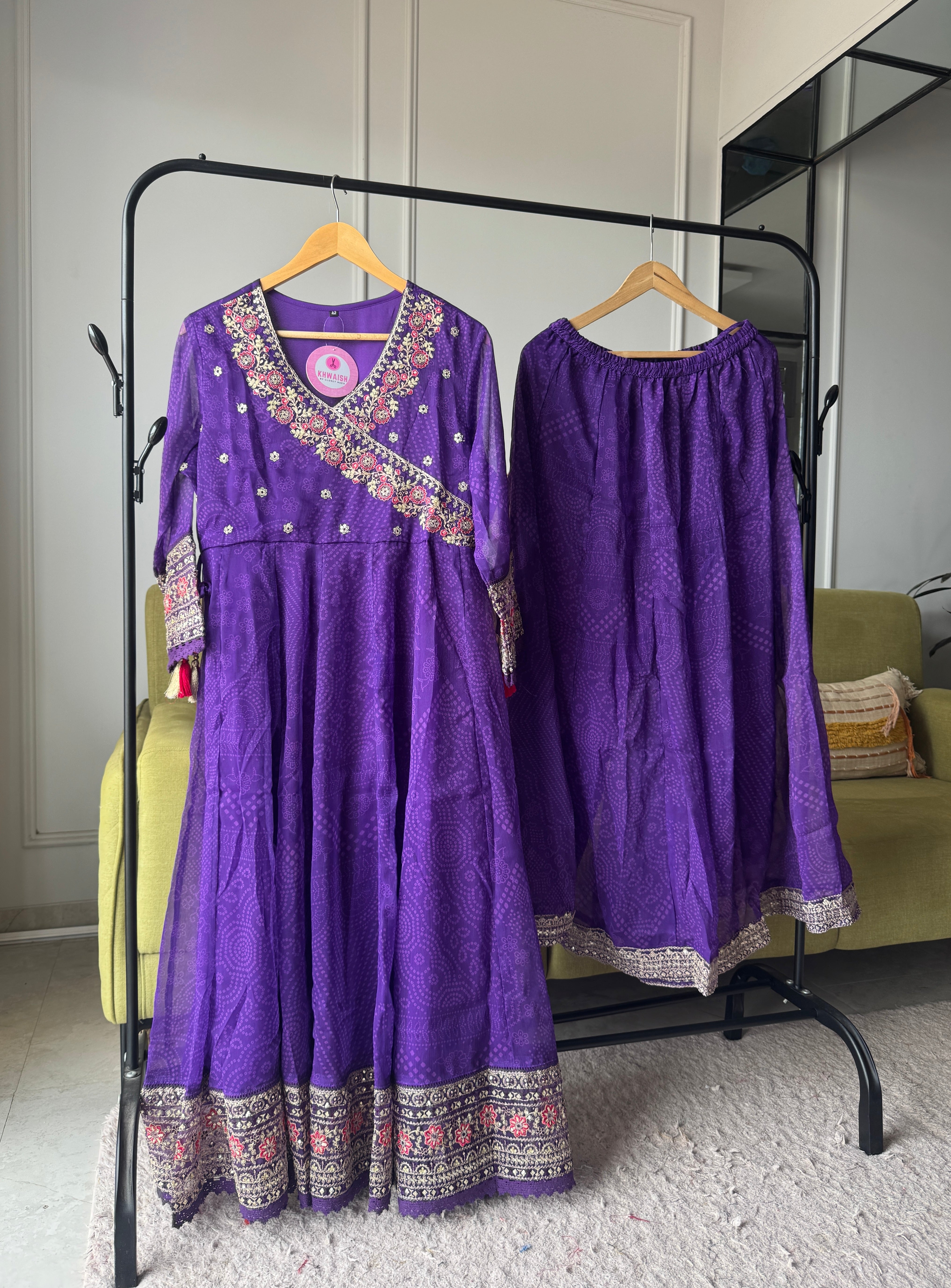 Aarya Organza Handwork Set