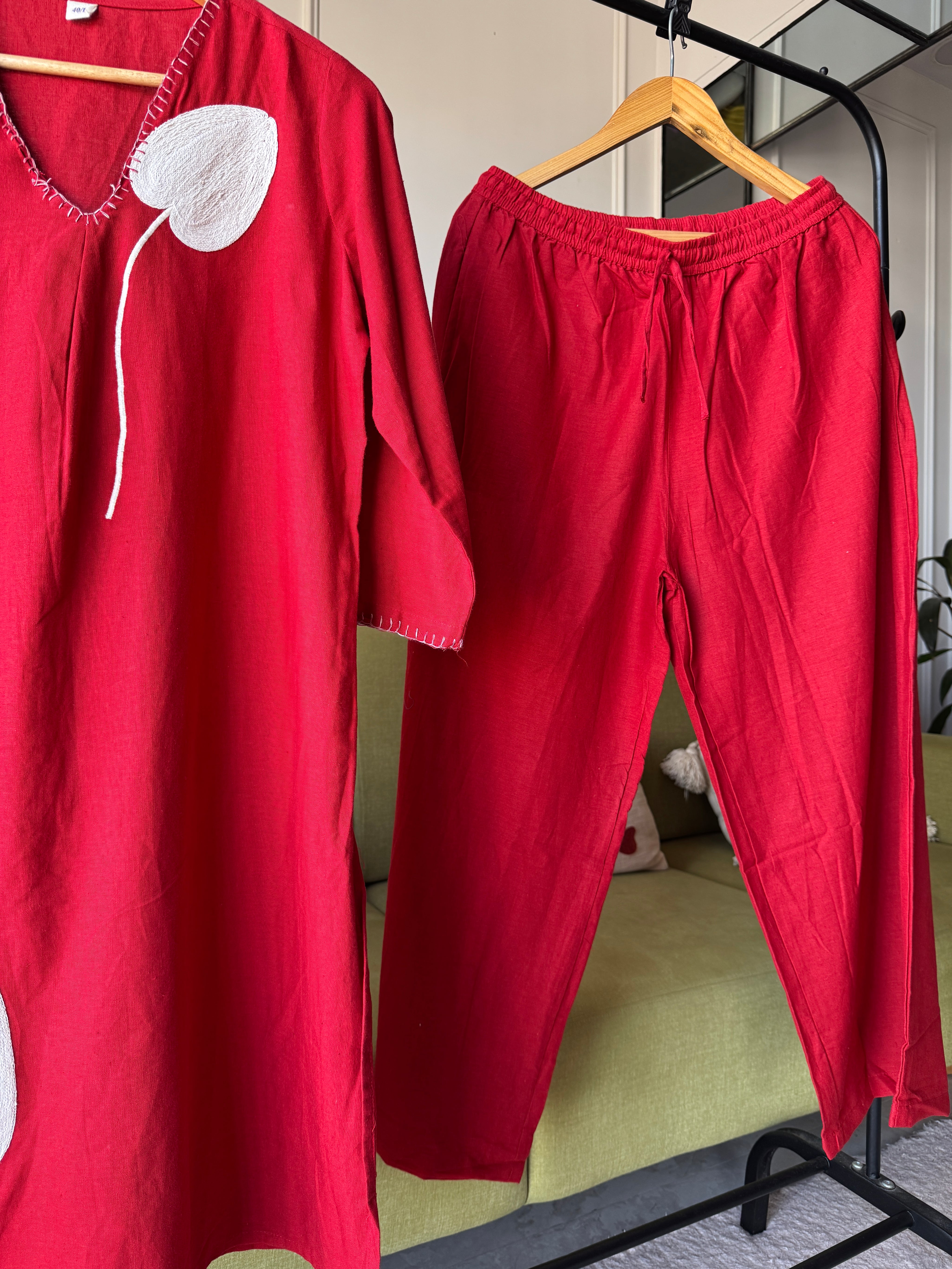 Anuradha Thread Embroided Coord Set