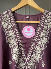 Kimaya Embroided Cotton Dress