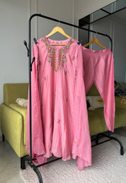 Shilpa Embroided Mul Chanderi Dress