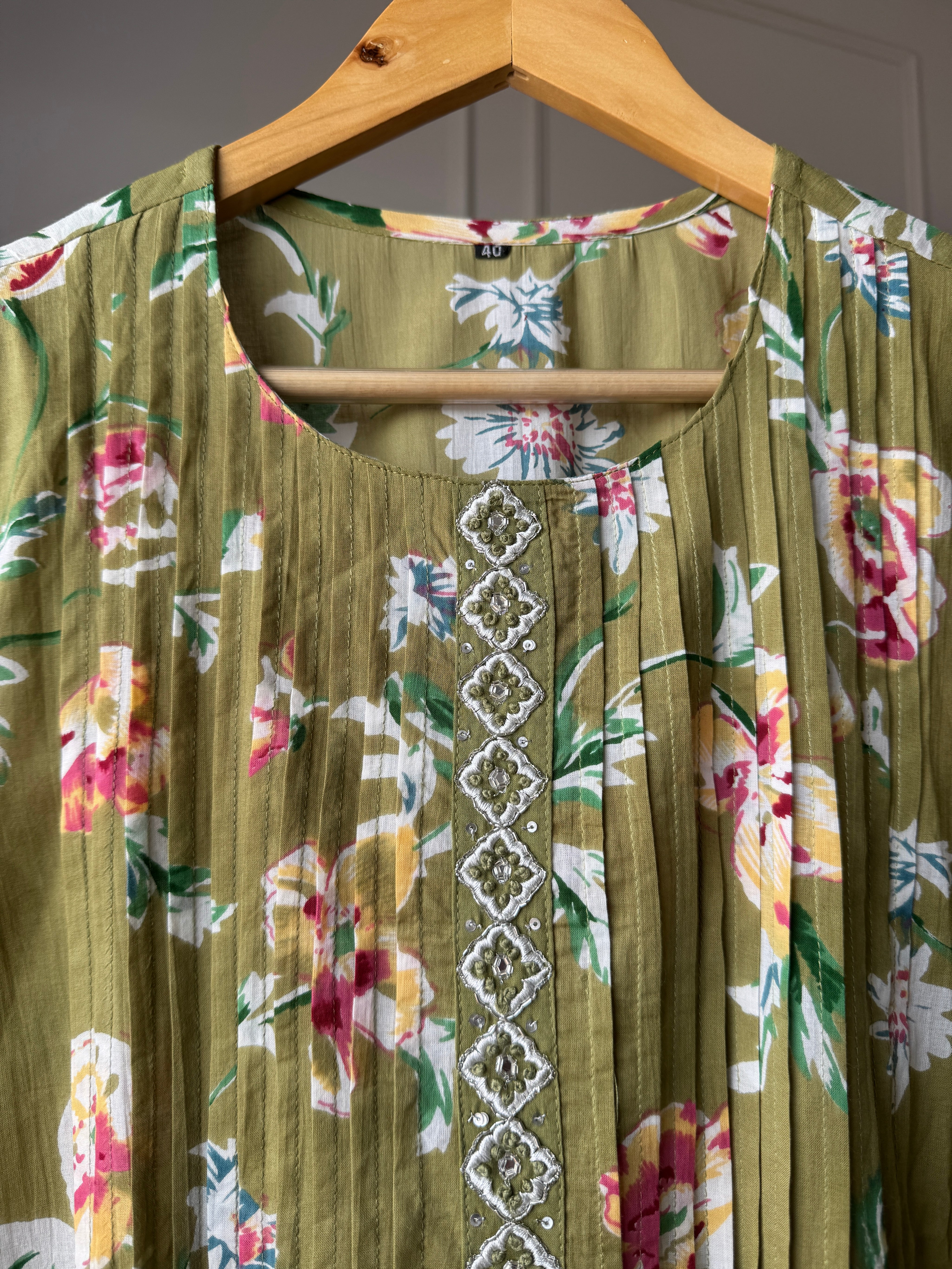 Sneha Cotton Print Dress