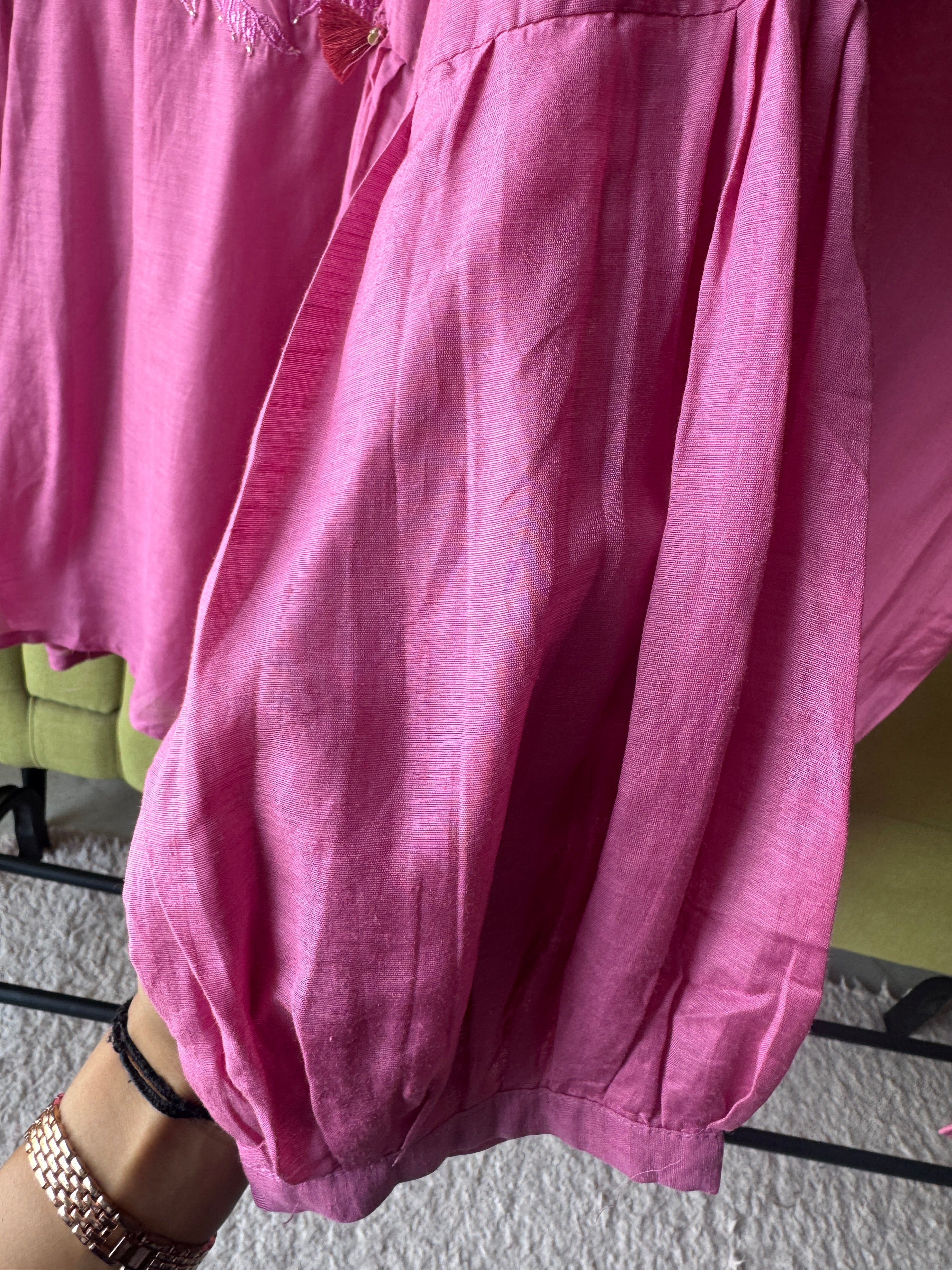 Aradhya Patchwork Mul Chanderi Coord Set