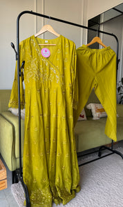 Alka Embroided Cotton Dress