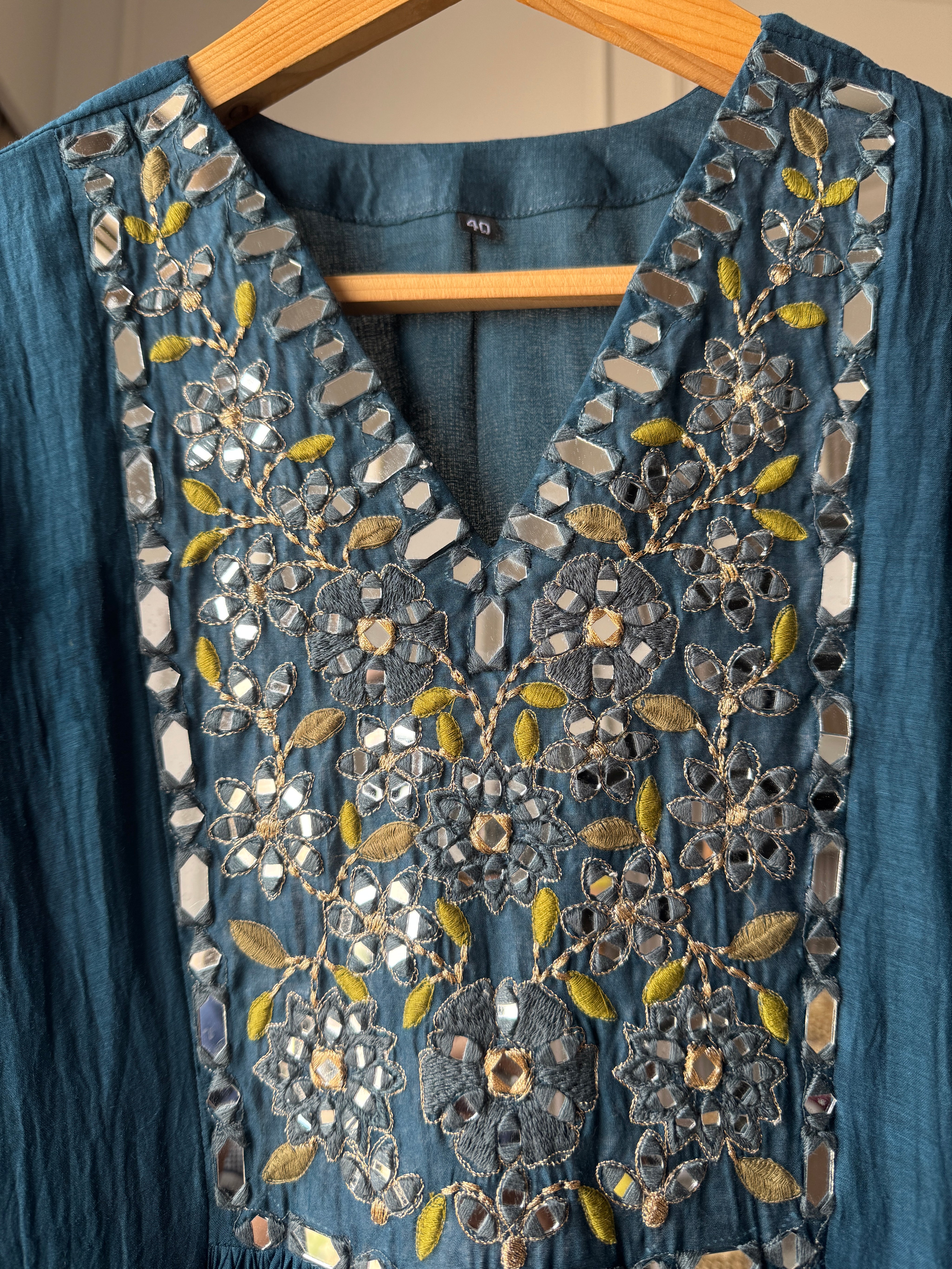 Yashoda Mirror Embroided Dress