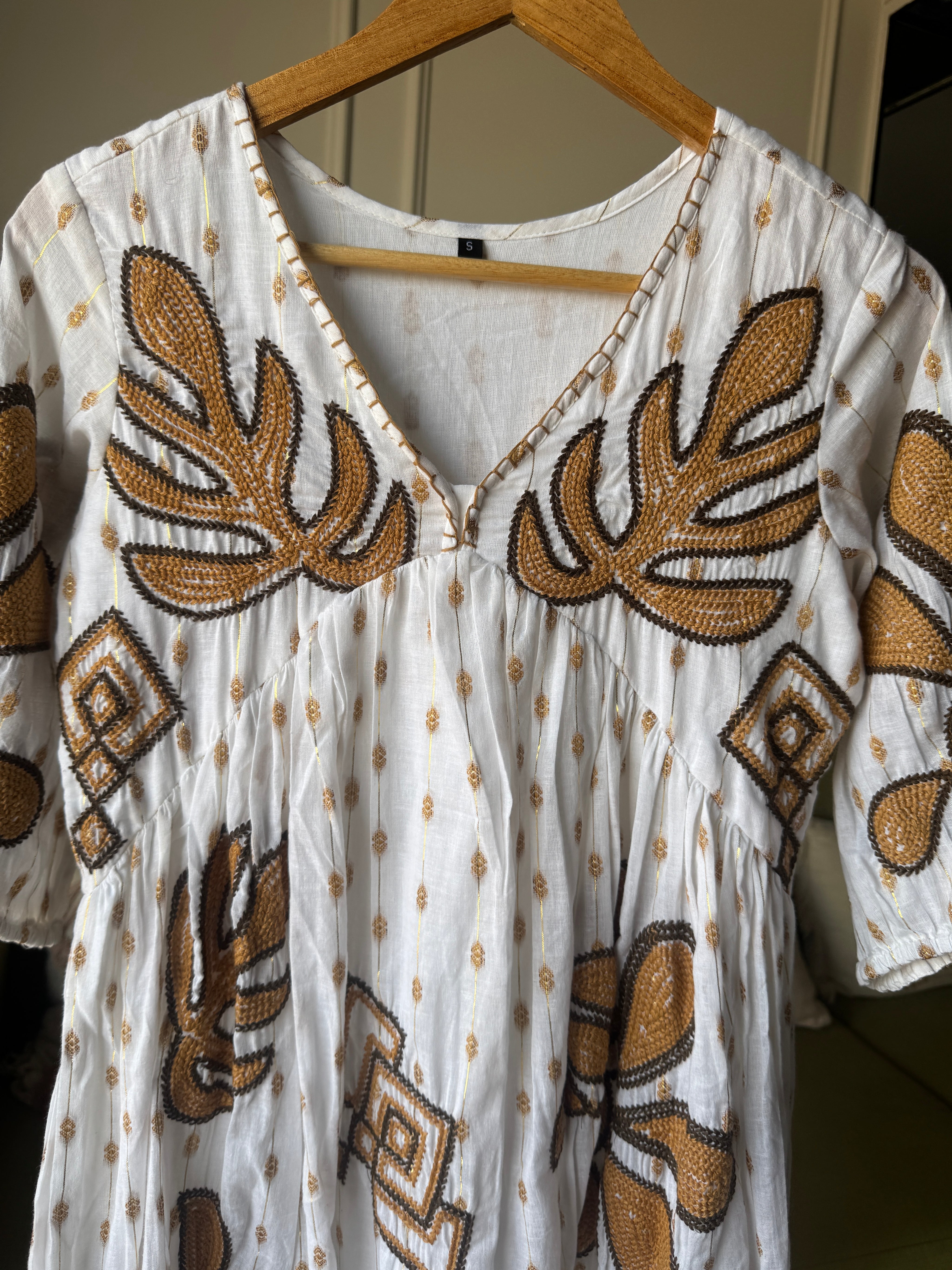 Shama Embroided Short Kurti