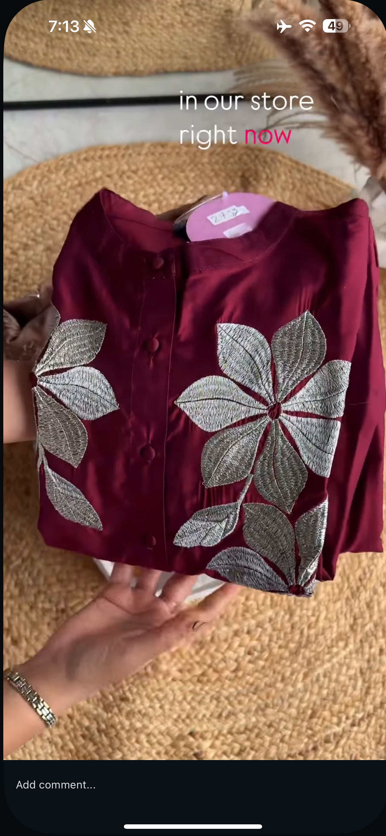 Divya Handwork Viscose Chanderi Coord Set