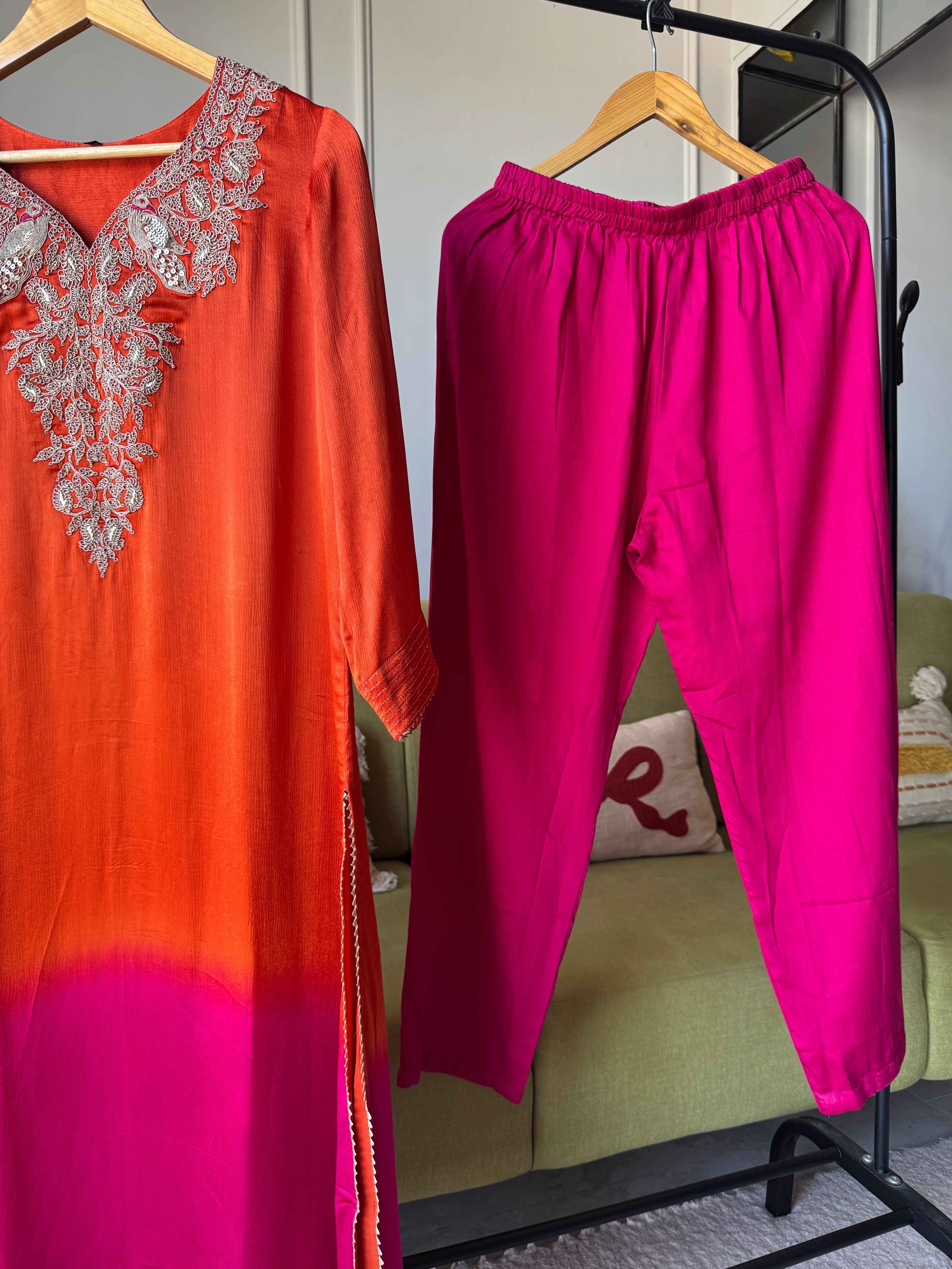 Tripti Gajji Silk Zari Handwork Dress