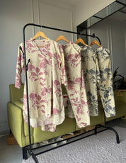 Jenisha Floral Linen Cotton Coord Set