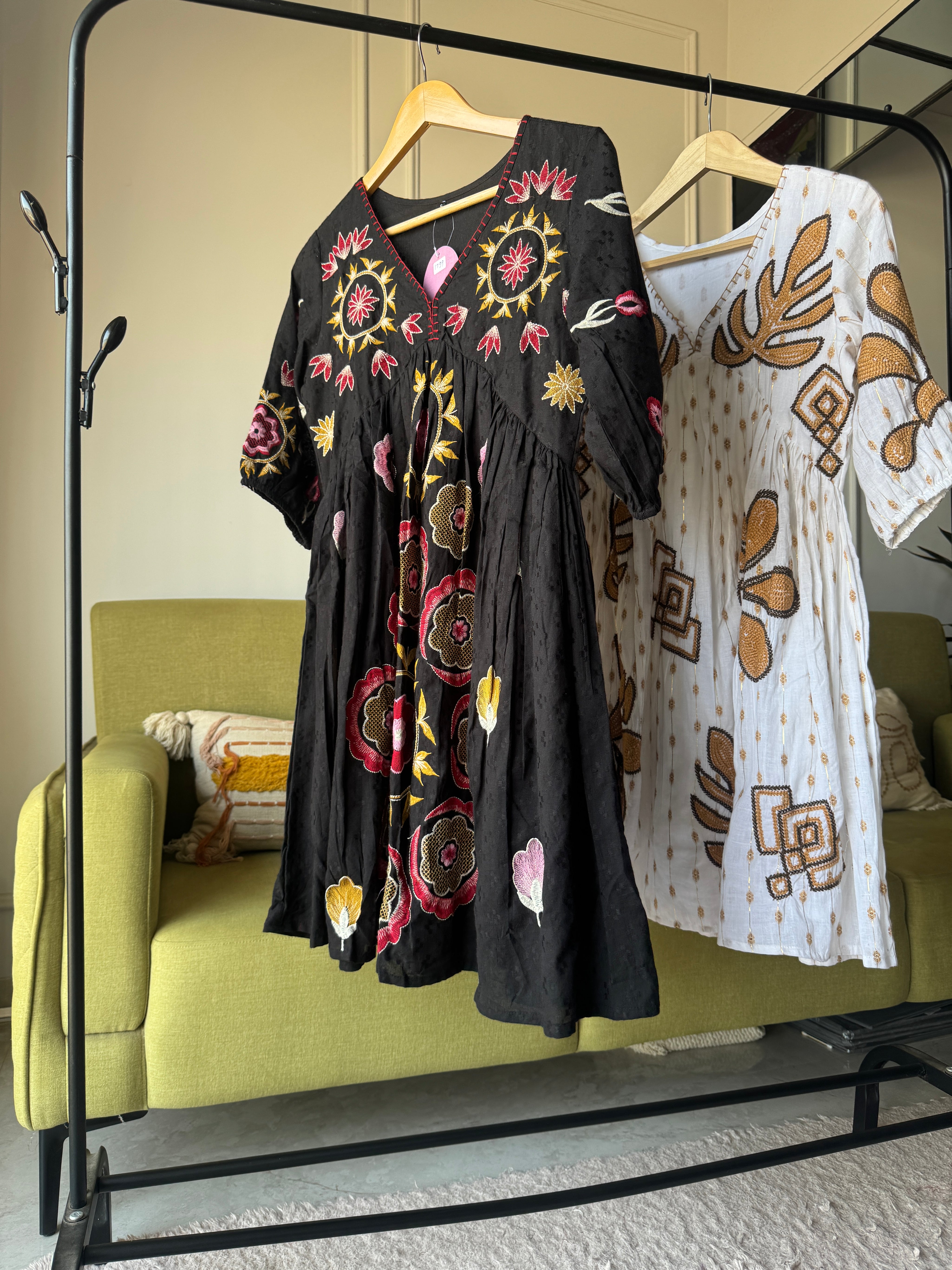 Shama Embroided Short Kurti