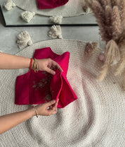 Gargi hand work padded blouse with cancan Lehenga and cover up