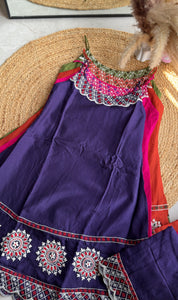 Pari singlet Aline embroidered plazzo dress