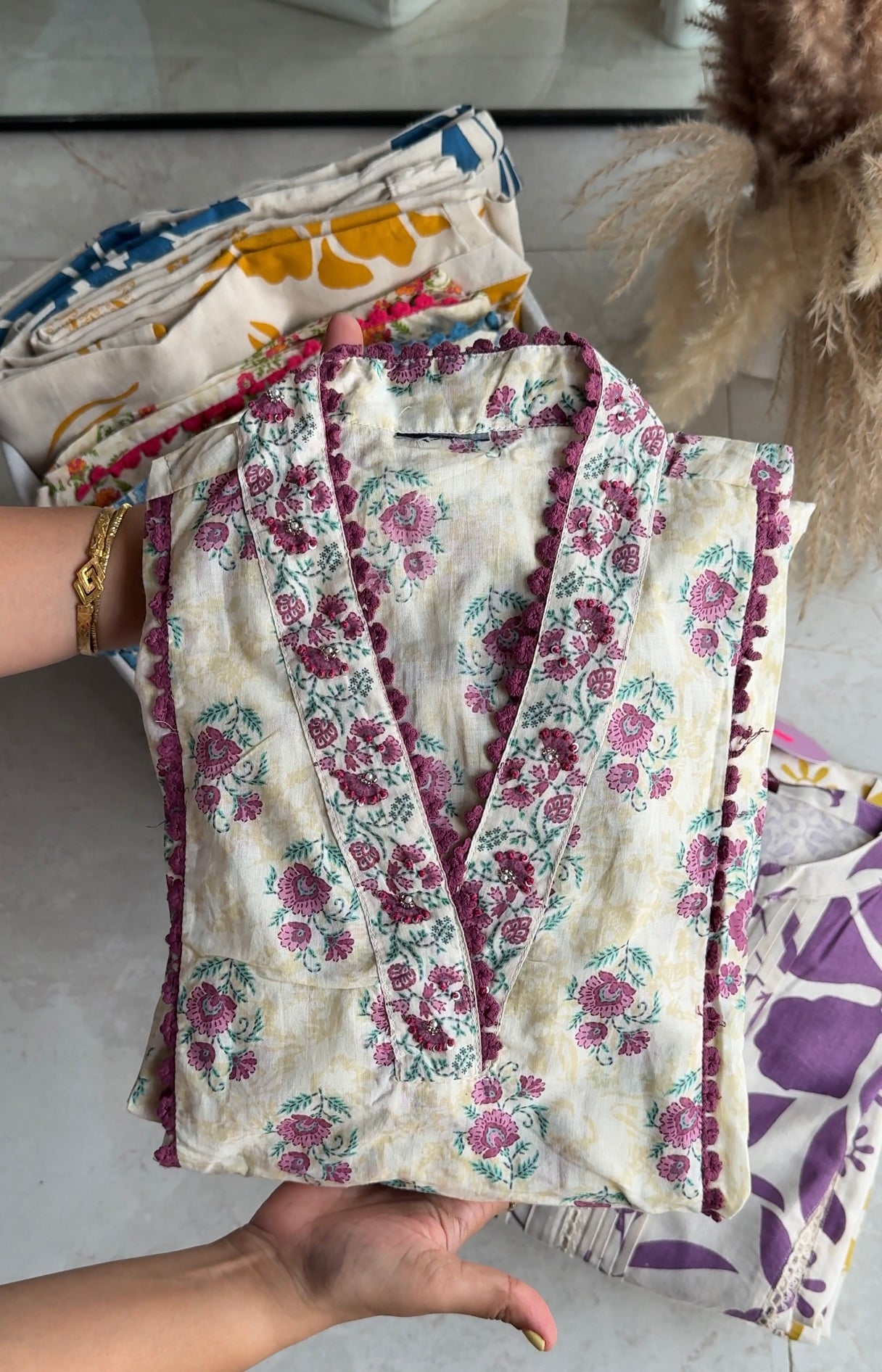 Payal Aline Kurti with palazzo set