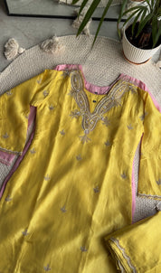 Shivangi short kurta with plazzo pants and dupatta (Make to Order)