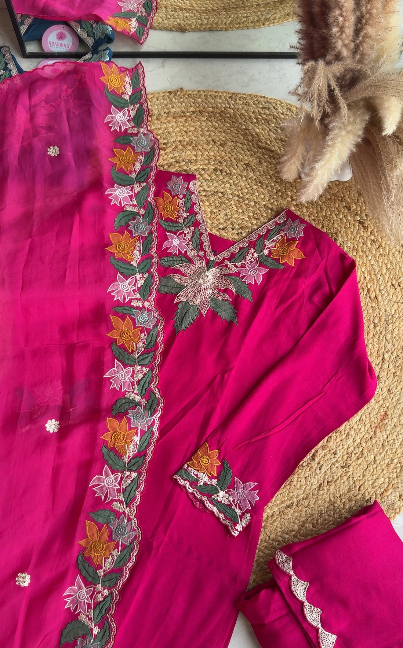 Sanjana short Kurti full sleeves palazzo dress