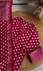 Jessica aline polka dot cotton dress