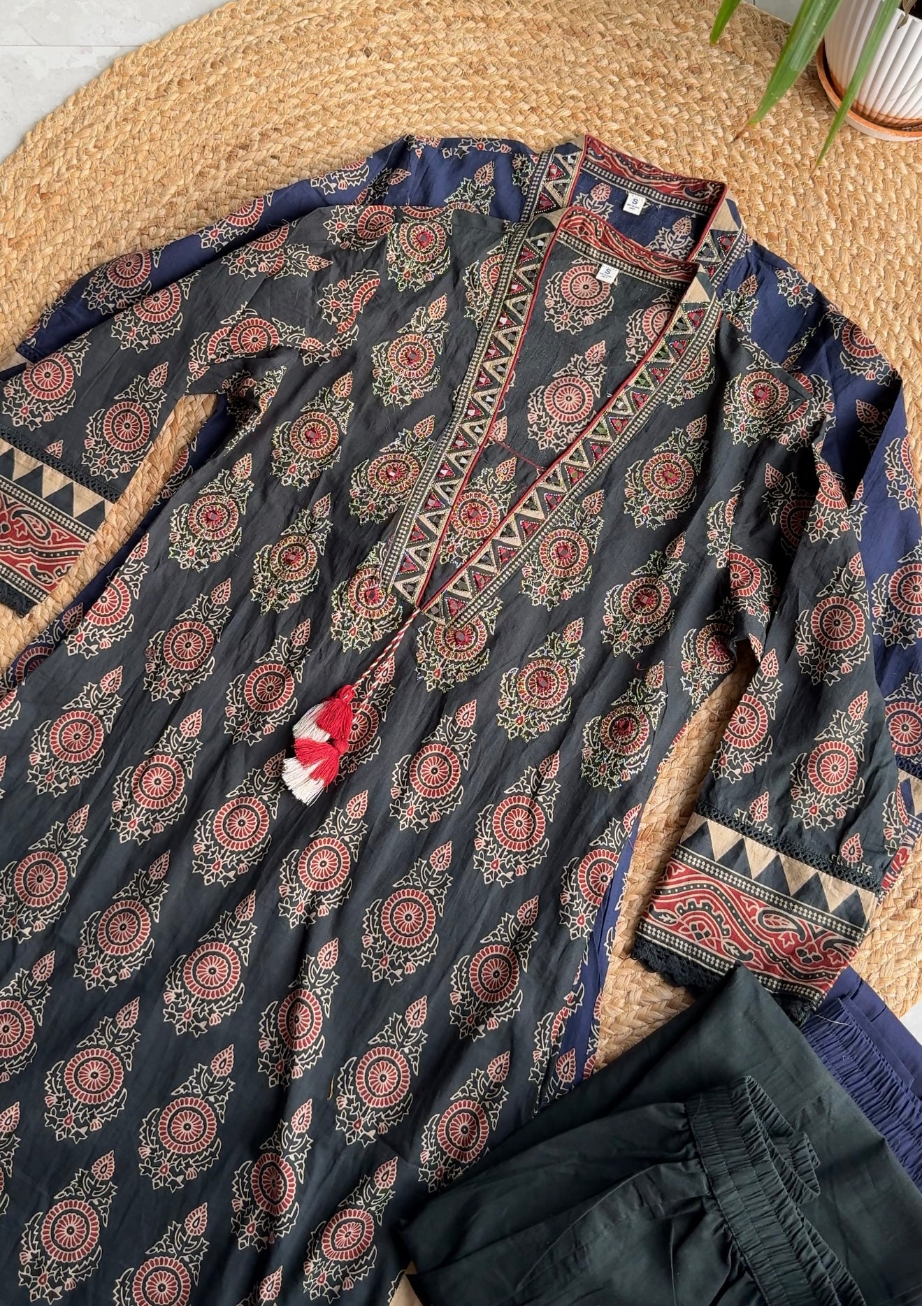 Jasmine cotton straight cut dress