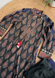 Jasmine cotton straight cut dress