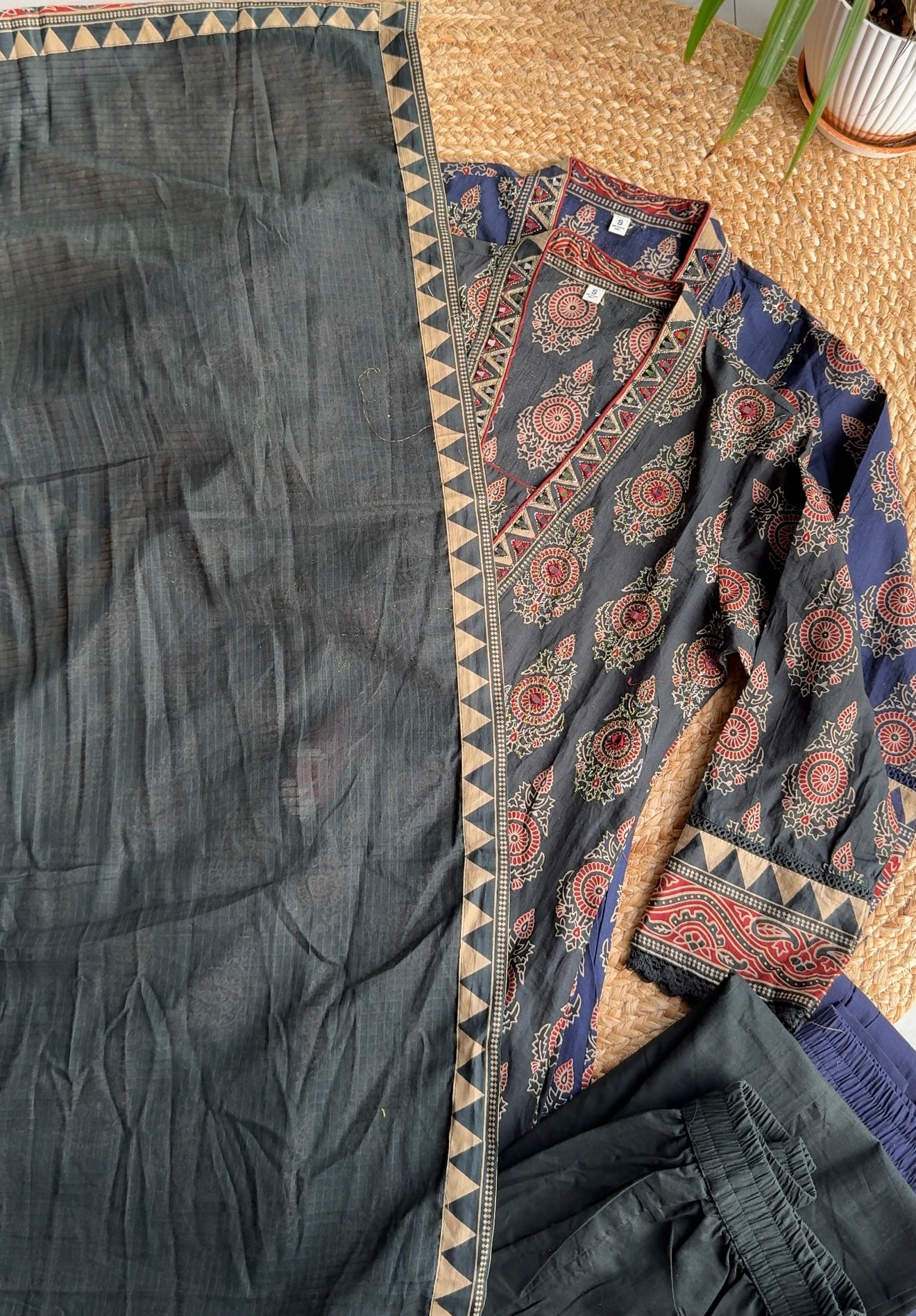 Jasmine cotton straight cut dress