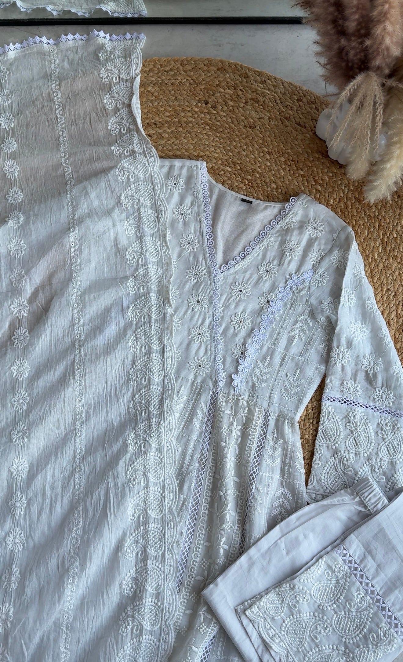 Jasmine embroidered Anarkali Dress