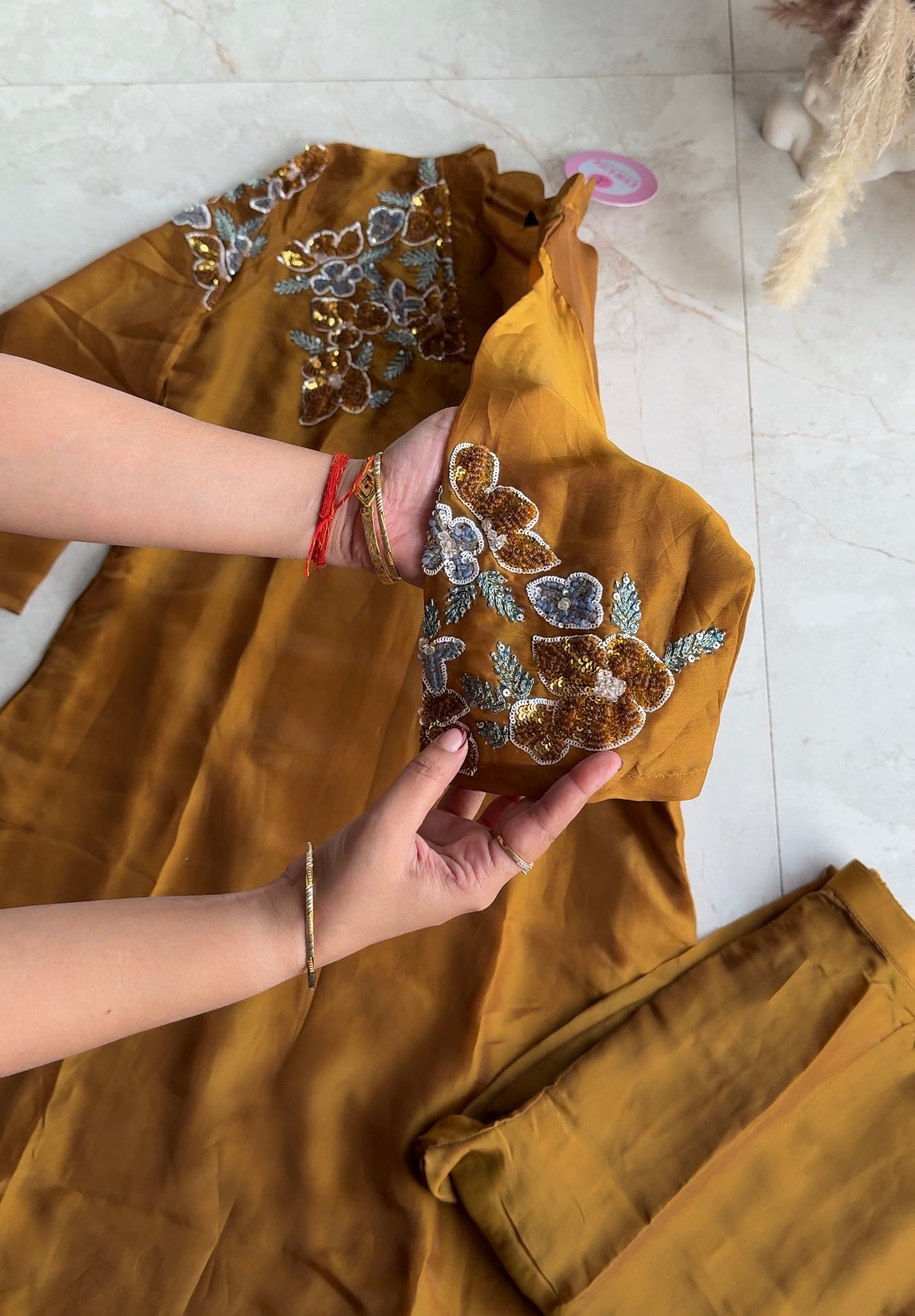 Janki Aline hand work dress