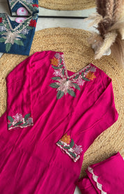 Sanjana short Kurti full sleeves palazzo dress