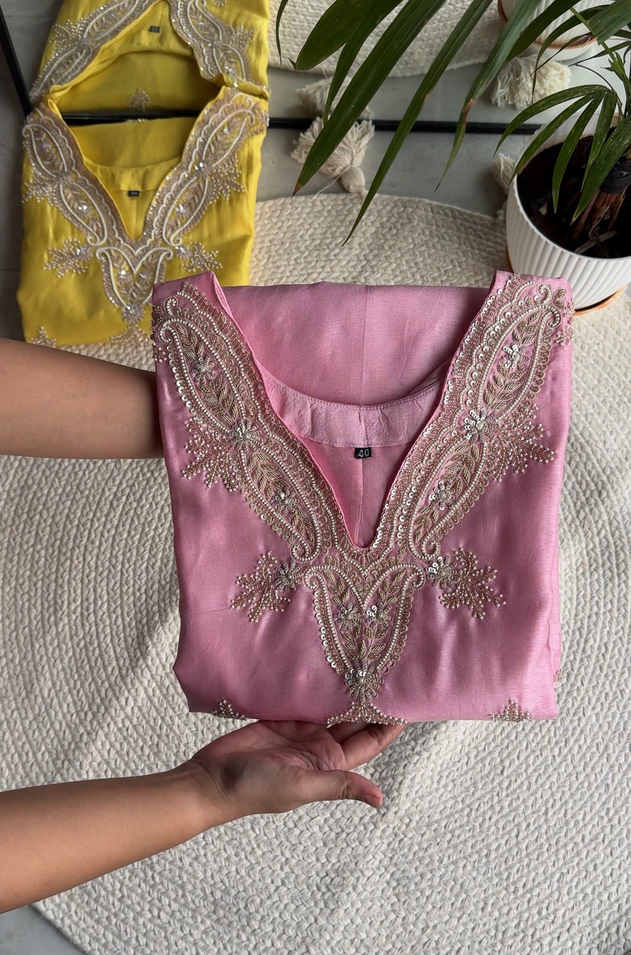 Shivangi short kurta with plazzo pants and dupatta (Make to Order)