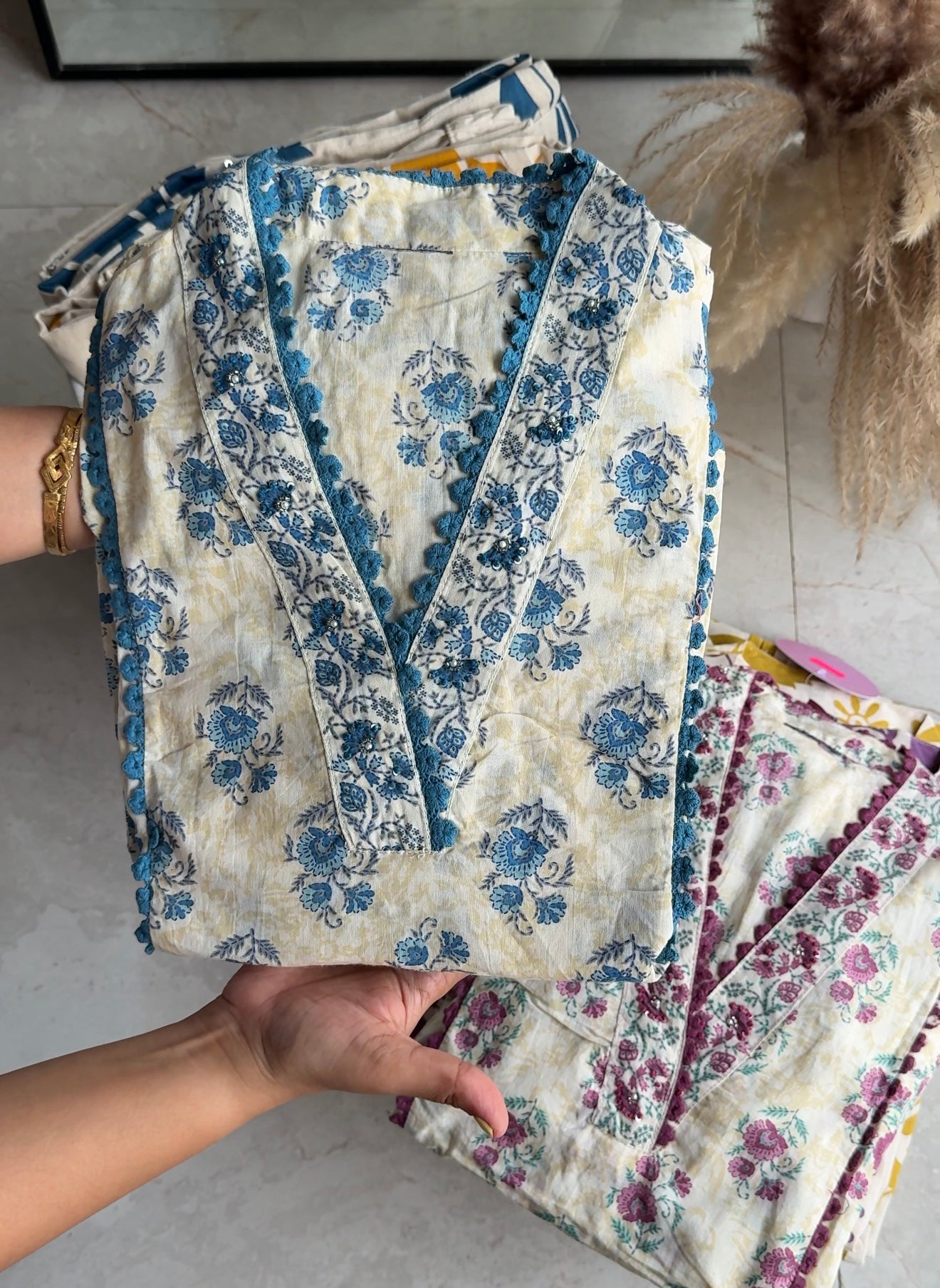 Payal Aline Kurti with palazzo set