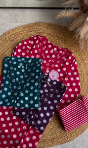 Jessica aline polka dot cotton dress