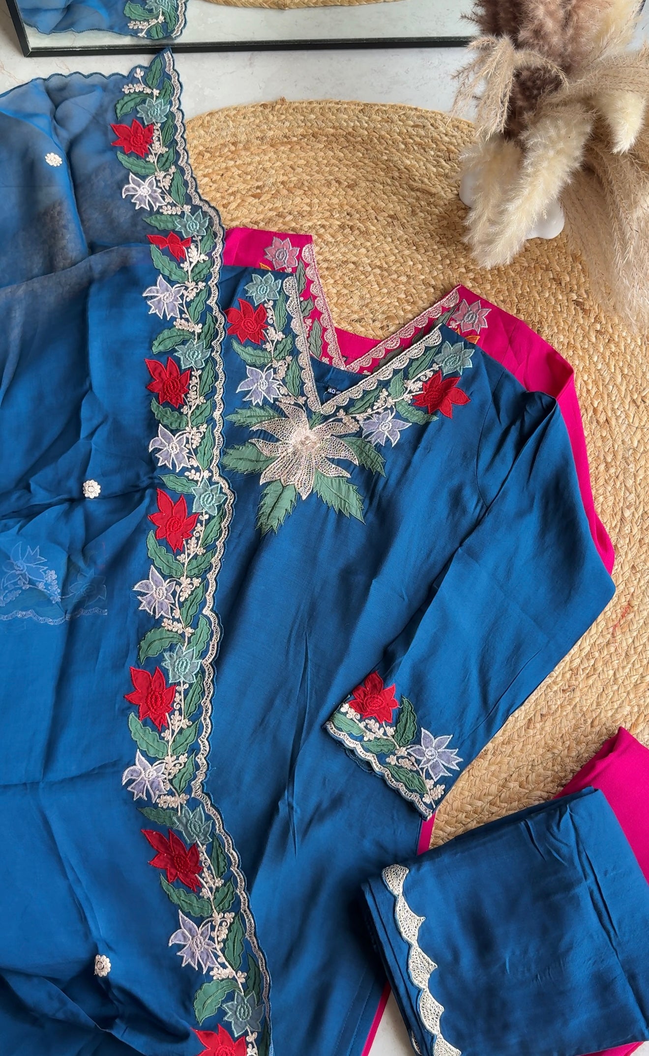 Sanjana short Kurti full sleeves palazzo dress