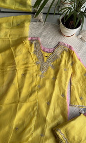 Shivangi short kurta with plazzo pants and dupatta (Make to Order)